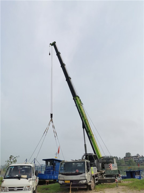 三水区桥梁建设吊装案例